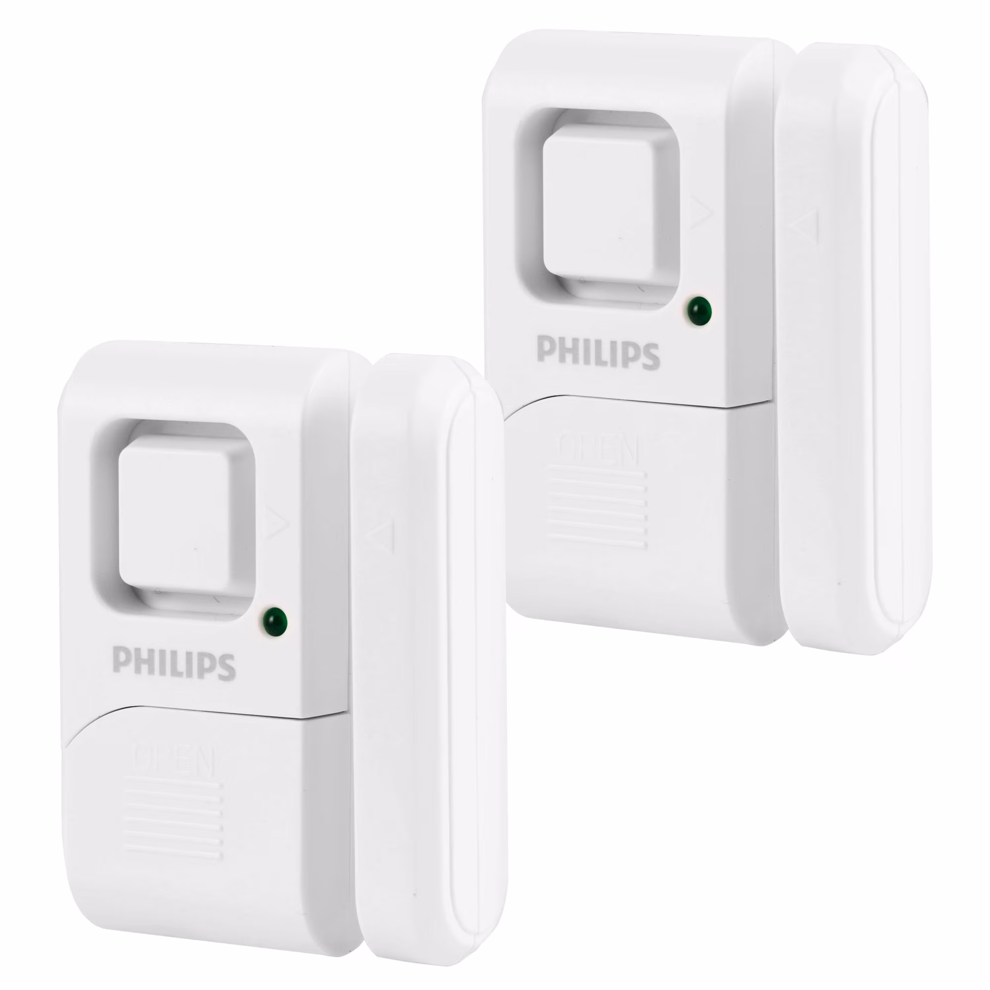Philips Personal Security Window and Door Alarm, 2-Pack, White