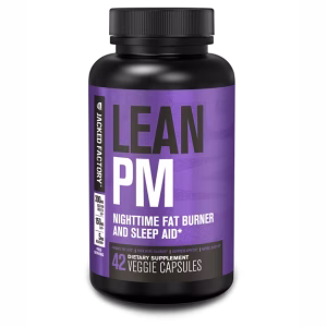 Jacked Factory Lean PM Night Time Fat Burner, Sleep Aid, & Appetite Suppressant Weight Loss Supplement