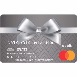 Mastercard® $20-$500 Silver Bowtie eGift Card (Plus $6.84 Purchase Fee) [Email Delivery]