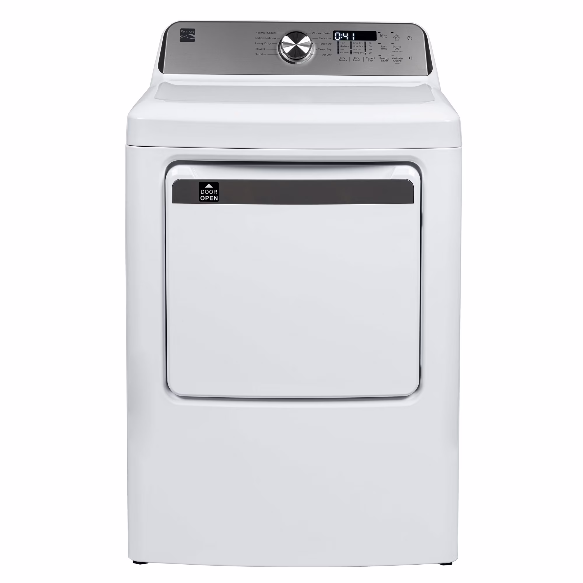 Kenmore Front Load Electric Dryer with Wrinkle Guard, Energy Saver, Smart Sensor Drying System